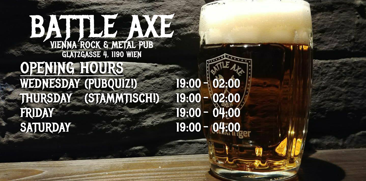 Rock & Metal Pub, Opening Hours